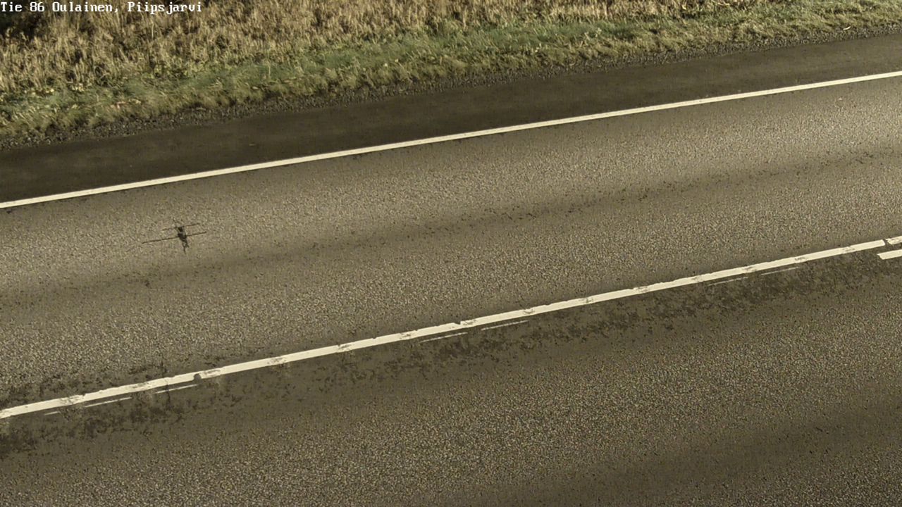 Kelikamerat Kuva Tie 86 Oulainen, Piipsjärvi, Oulainen, Pohjois-Pohjanmaa