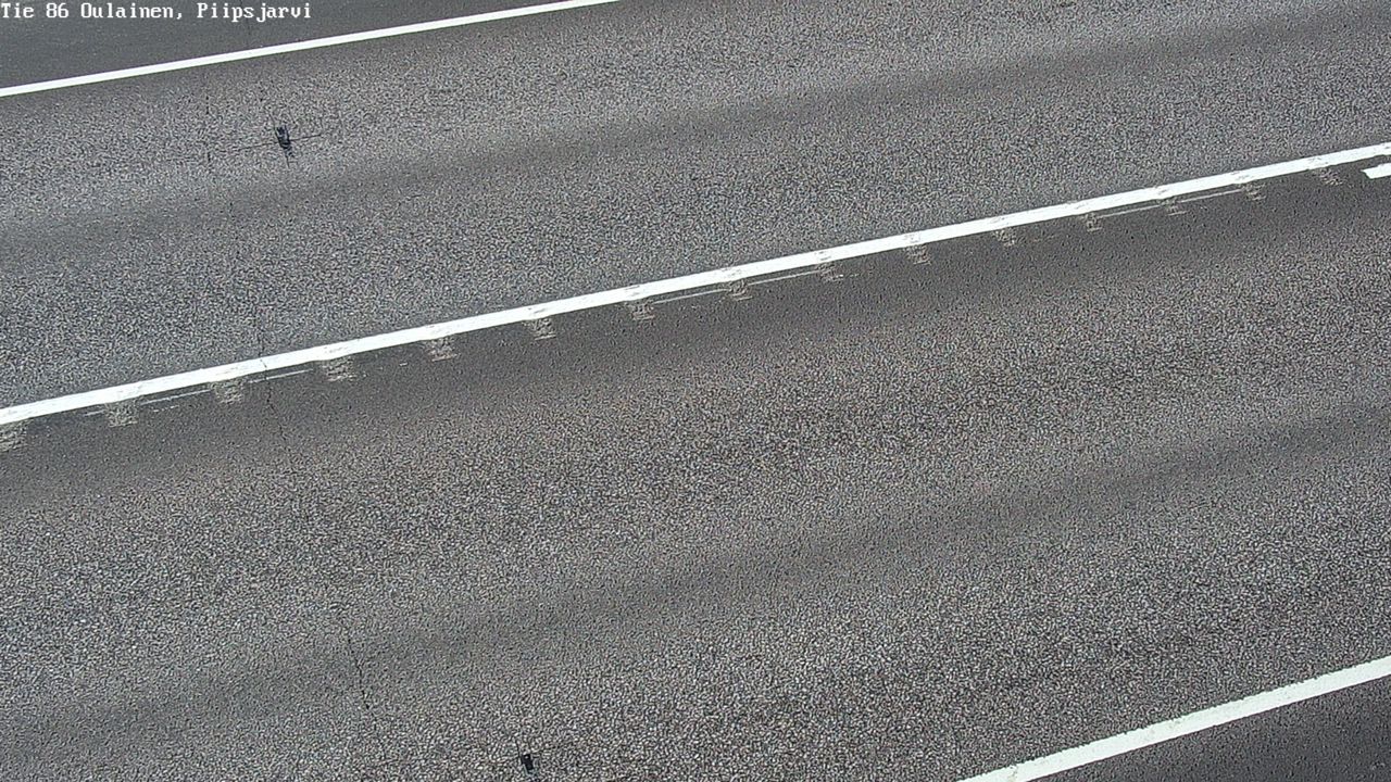 Weather Camera Image Väg 86 Oulais, Piipsjärvi, Oulainen, Pohjois-Pohjanmaa