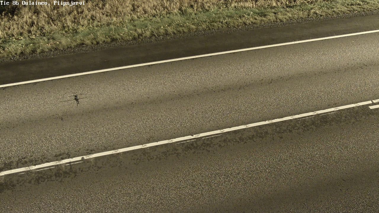 Kelikamerat Kuva Tie 86 Oulainen, Piipsjärvi, Oulainen, Pohjois-Pohjanmaa