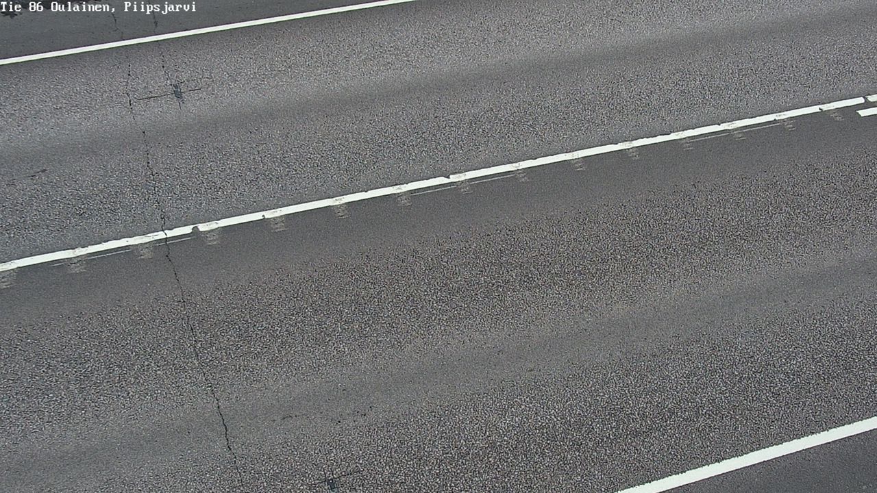 Weather Camera Image Väg 86 Oulais, Piipsjärvi, Oulainen, Pohjois-Pohjanmaa