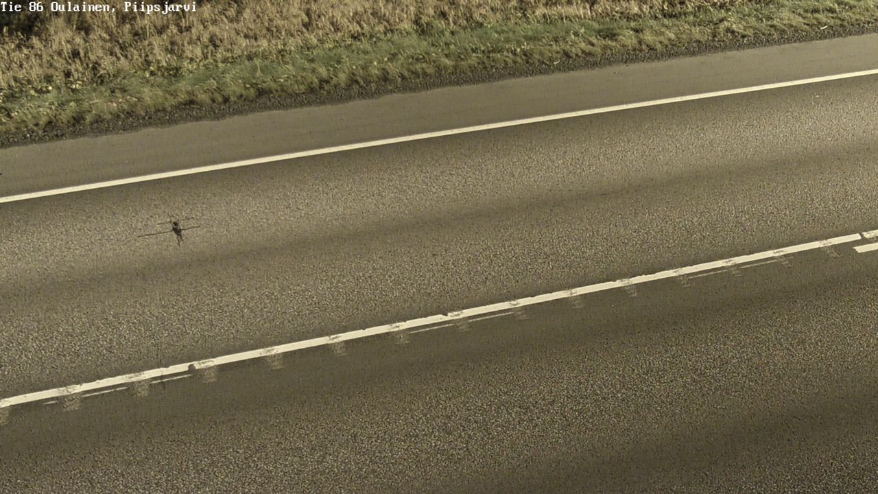 Kelikamerat Kuva Tie 86 Oulainen, Piipsjärvi, Oulainen, Pohjois-Pohjanmaa