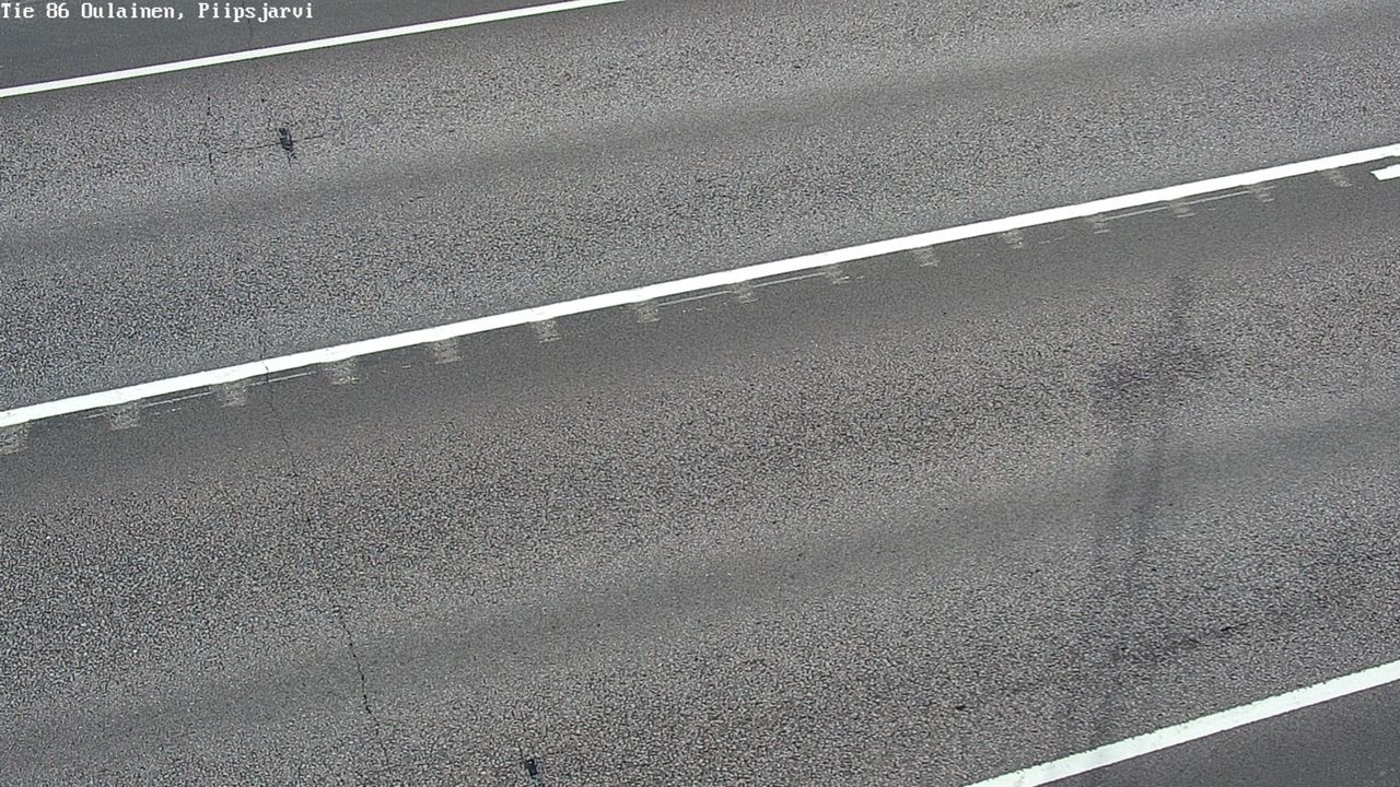 Weather Camera Image Väg 86 Oulais, Piipsjärvi, Oulainen, Pohjois-Pohjanmaa