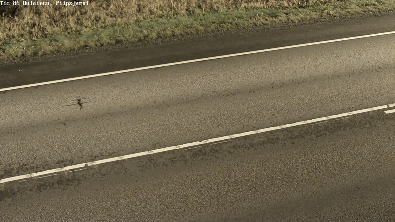 Kelikamerat Kuva Tie 86 Oulainen, Piipsjärvi, Oulainen, Pohjois-Pohjanmaa