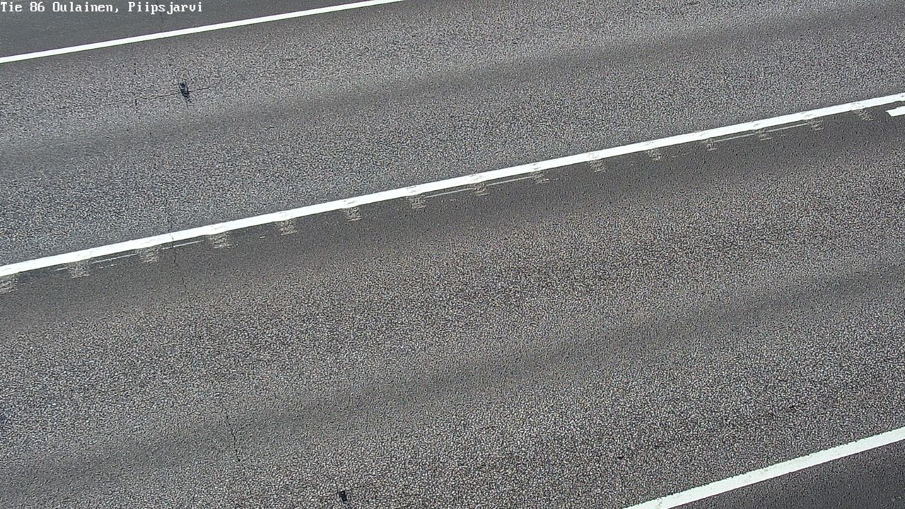 Weather Camera Image Väg 86 Oulais, Piipsjärvi, Oulainen, Pohjois-Pohjanmaa