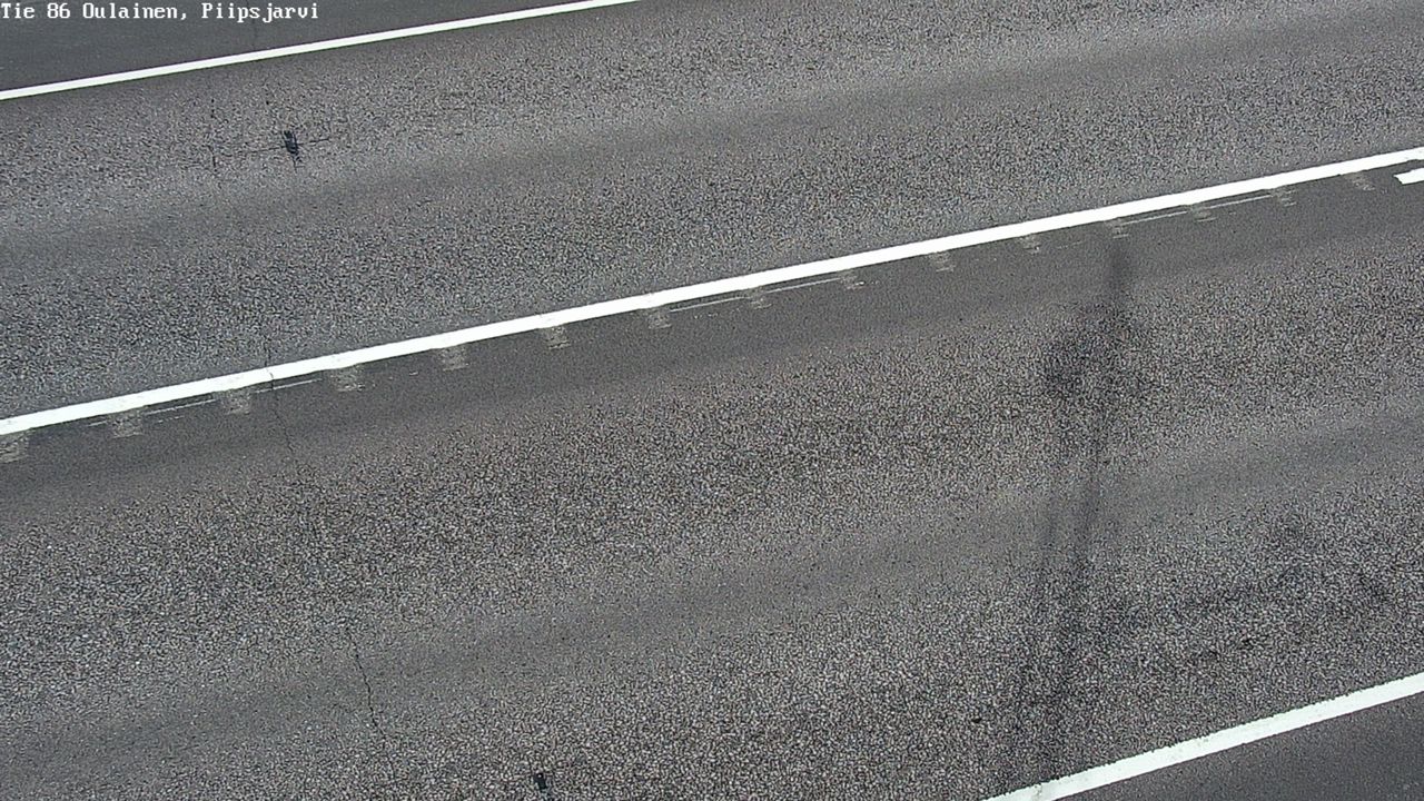 Weather Camera Image Väg 86 Oulais, Piipsjärvi, Oulainen, Pohjois-Pohjanmaa