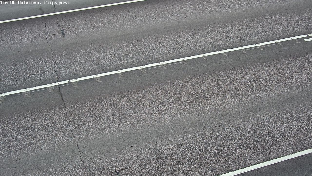 Weather Camera Image Väg 86 Oulais, Piipsjärvi, Oulainen, Pohjois-Pohjanmaa
