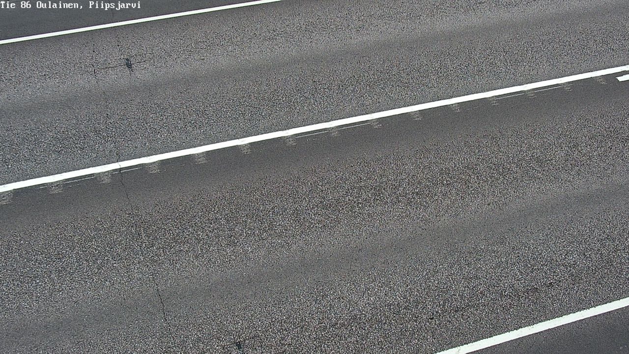 Weather Camera Image Väg 86 Oulais, Piipsjärvi, Oulainen, Pohjois-Pohjanmaa