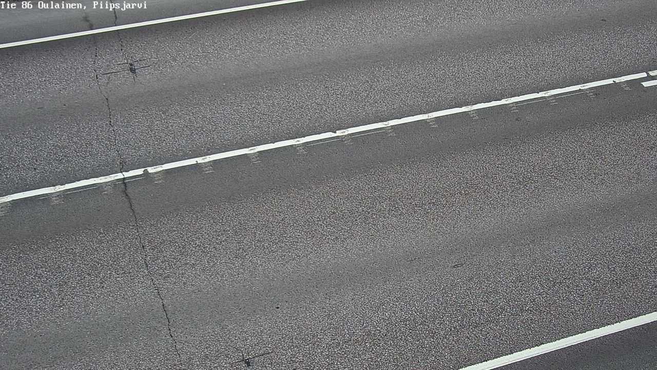 Weather Camera Image Väg 86 Oulais, Piipsjärvi, Oulainen, Pohjois-Pohjanmaa