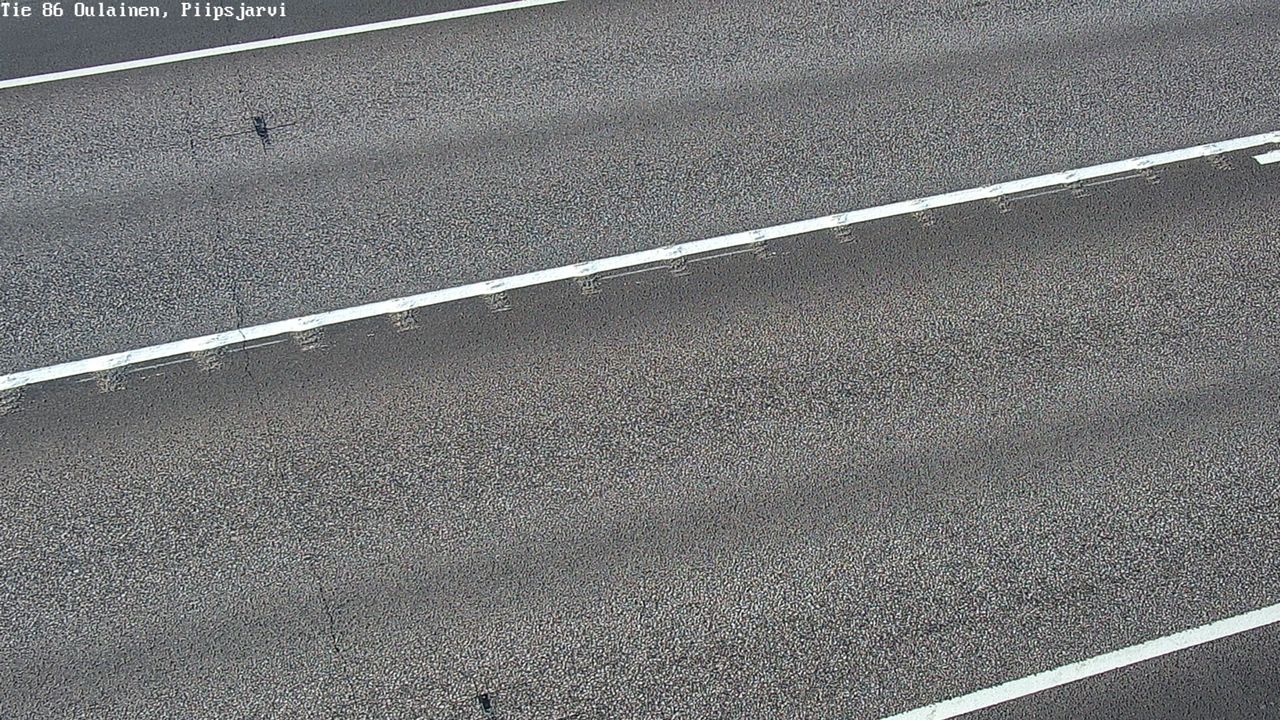 Weather Camera Image Väg 86 Oulais, Piipsjärvi, Oulainen, Pohjois-Pohjanmaa