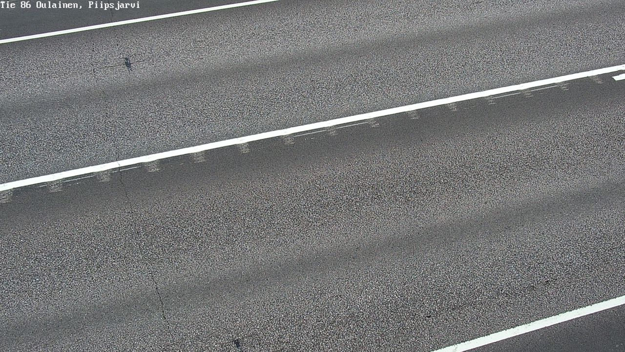 Weather Camera Image Väg 86 Oulais, Piipsjärvi, Oulainen, Pohjois-Pohjanmaa