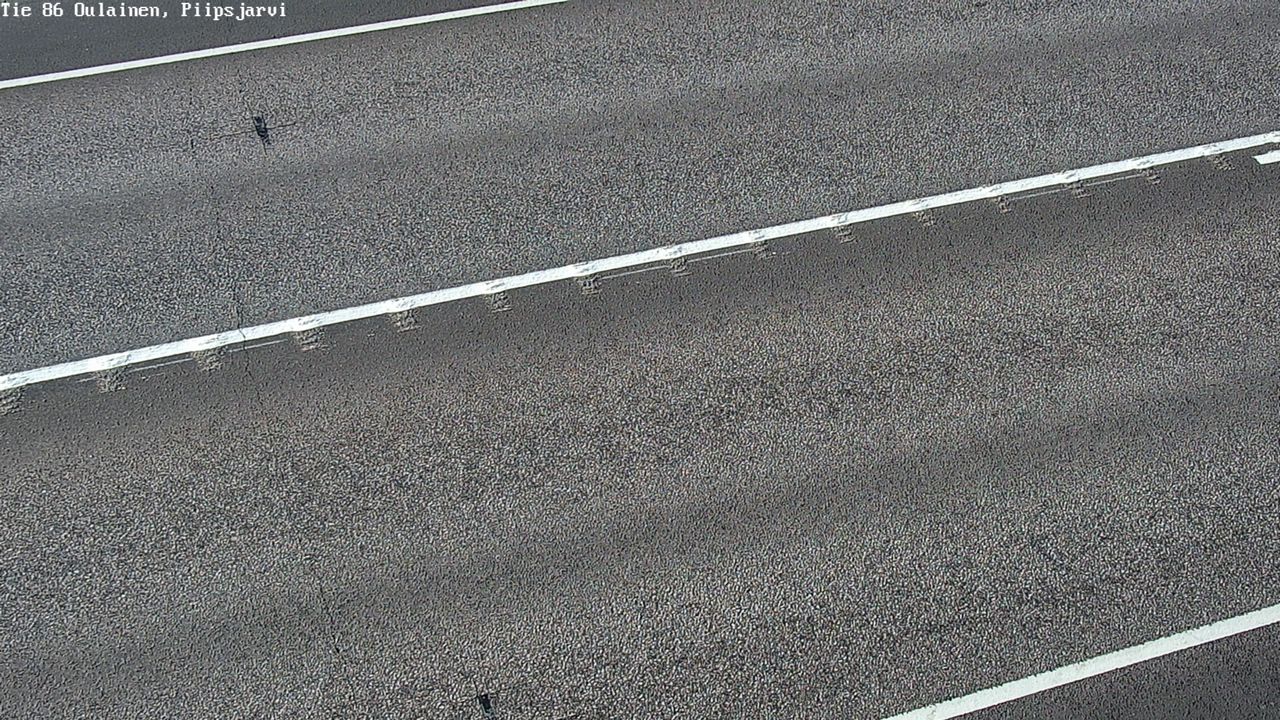 Weather Camera Image Väg 86 Oulais, Piipsjärvi, Oulainen, Pohjois-Pohjanmaa