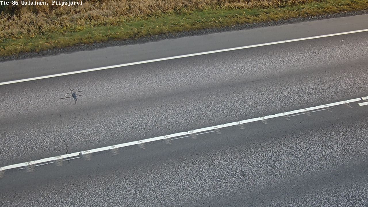 Kelikamerat Kuva Tie 86 Oulainen, Piipsjärvi, Oulainen, Pohjois-Pohjanmaa