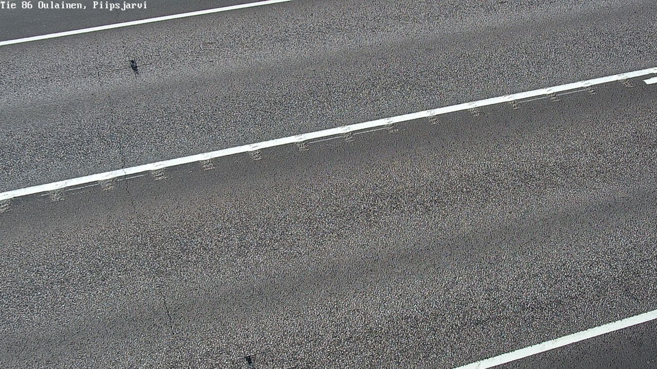 Weather Camera Image Väg 86 Oulais, Piipsjärvi, Oulainen, Pohjois-Pohjanmaa