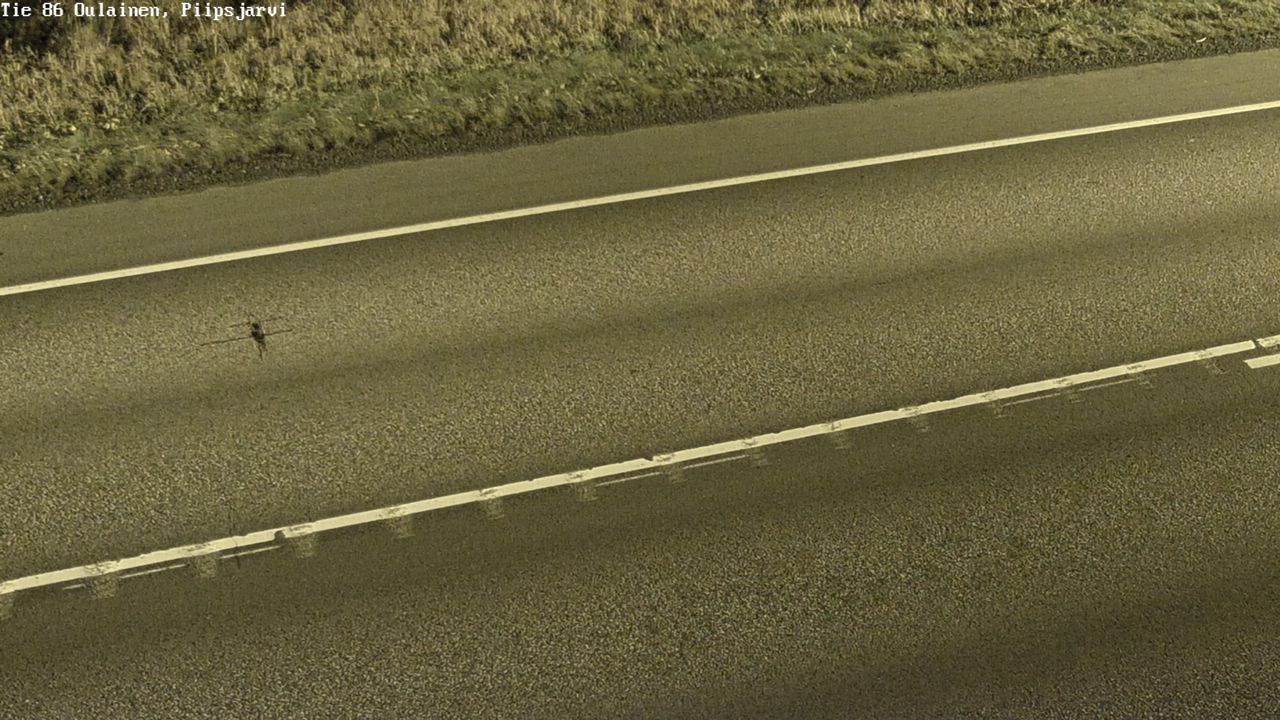 Kelikamerat Kuva Tie 86 Oulainen, Piipsjärvi, Oulainen, Pohjois-Pohjanmaa