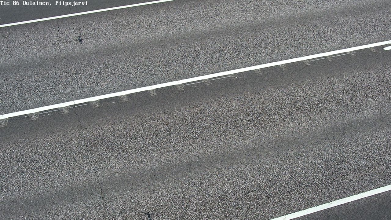 Weather Camera Image Väg 86 Oulais, Piipsjärvi, Oulainen, Pohjois-Pohjanmaa