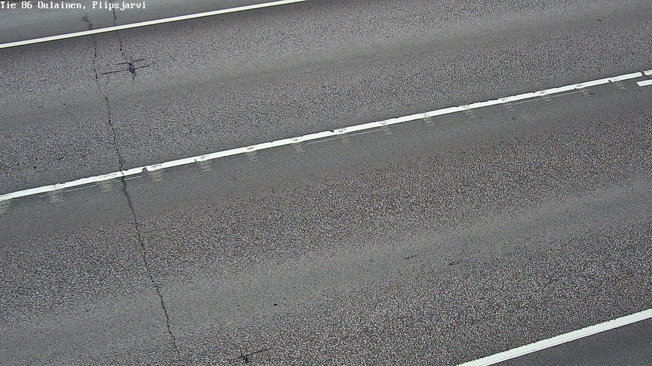 Weather Camera Image Väg 86 Oulais, Piipsjärvi, Oulainen, Pohjois-Pohjanmaa