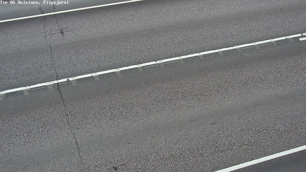 Weather Camera Image Väg 86 Oulais, Piipsjärvi, Oulainen, Pohjois-Pohjanmaa