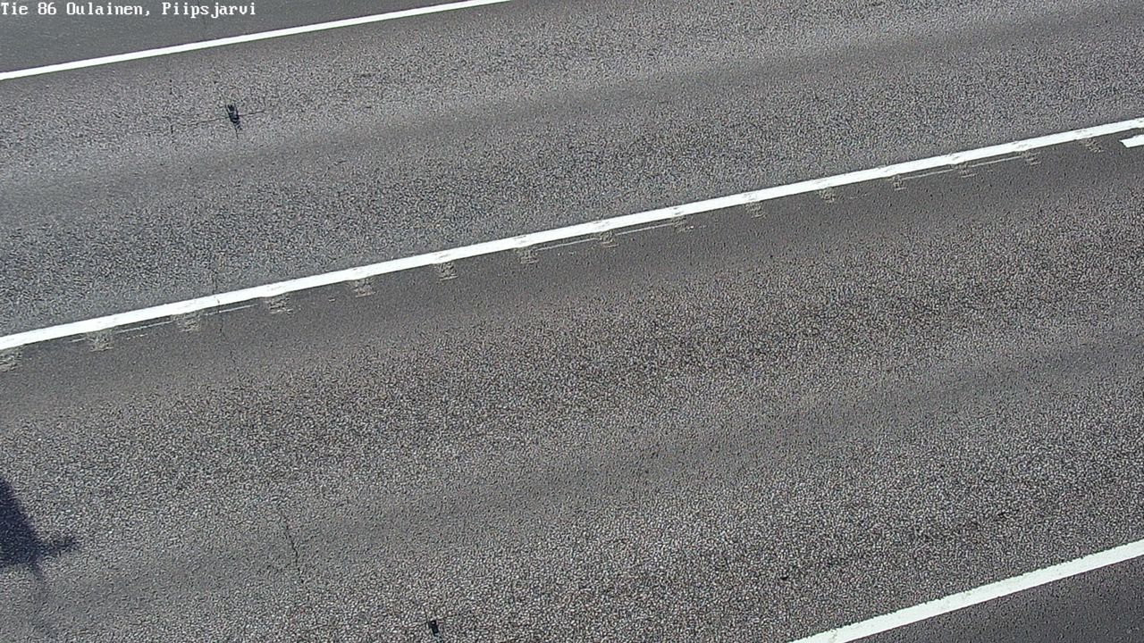 Weather Camera Image Väg 86 Oulais, Piipsjärvi, Oulainen, Pohjois-Pohjanmaa