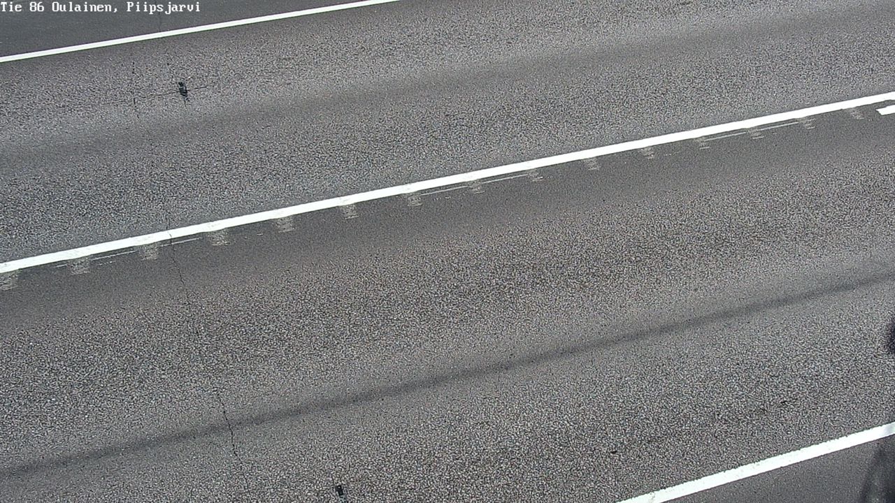 Weather Camera Image Väg 86 Oulais, Piipsjärvi, Oulainen, Pohjois-Pohjanmaa