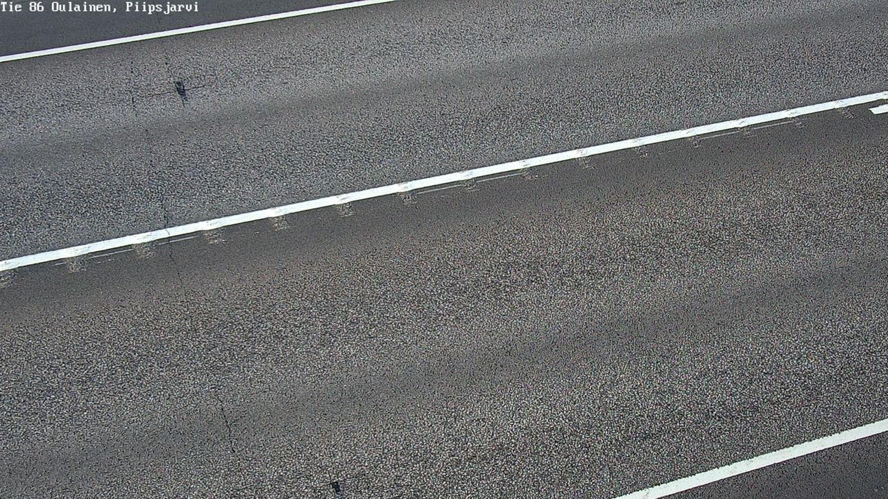 Weather Camera Image Väg 86 Oulais, Piipsjärvi, Oulainen, Pohjois-Pohjanmaa