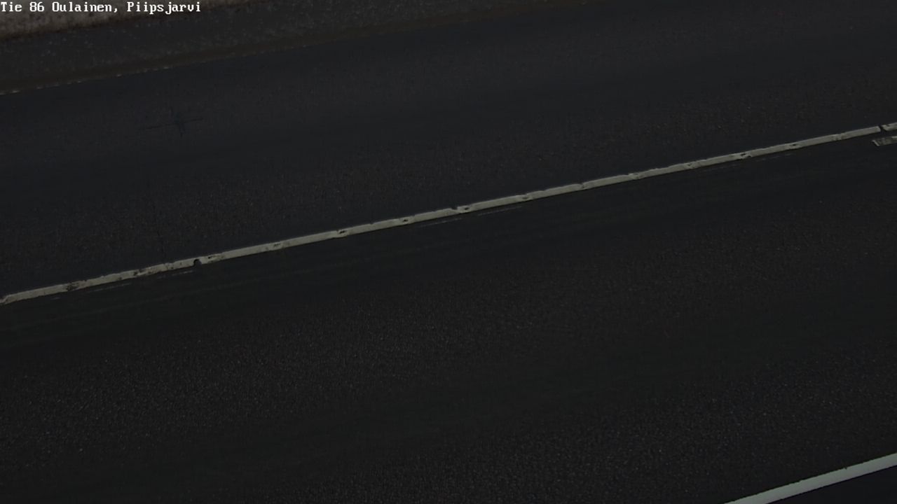 Weather Camera Image Väg 86 Oulais, Piipsjärvi, Oulainen, Pohjois-Pohjanmaa