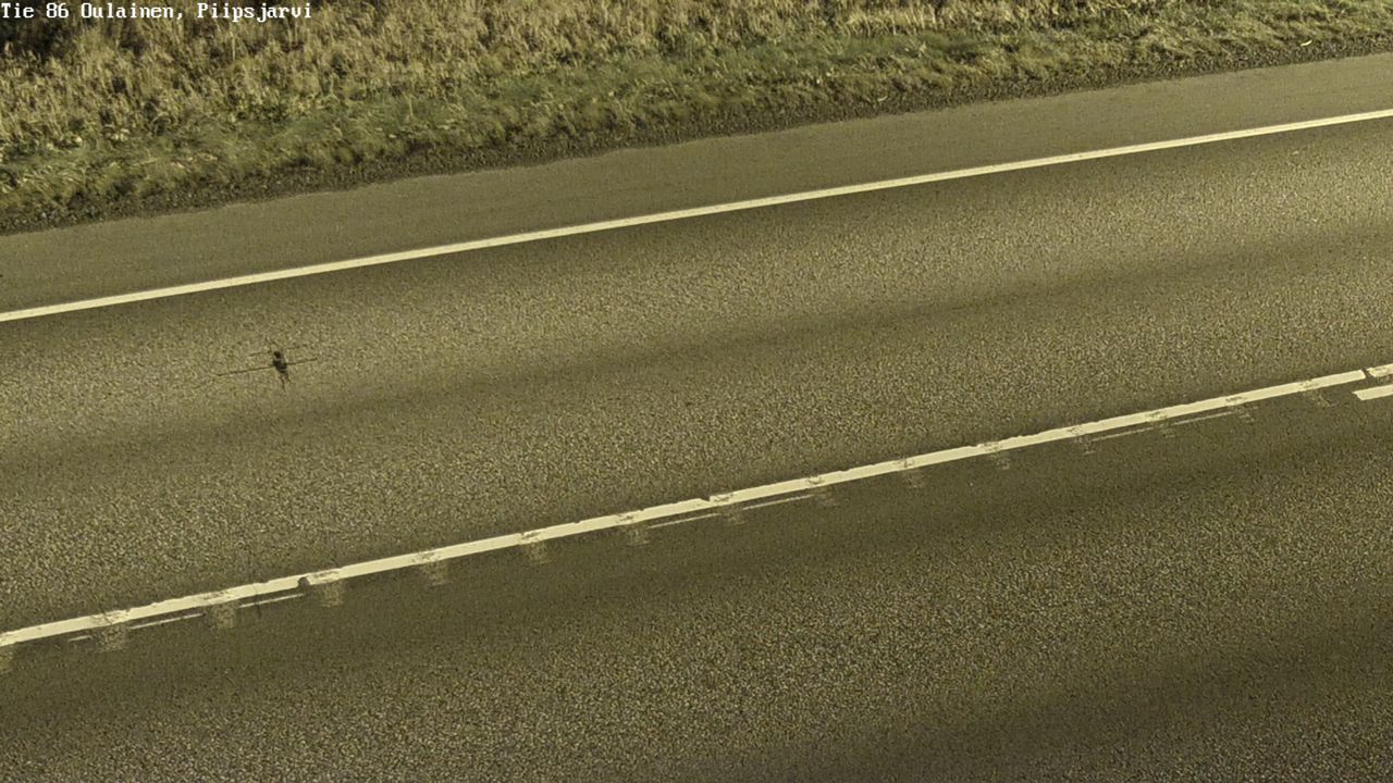 Kelikamerat Kuva Tie 86 Oulainen, Piipsjärvi, Oulainen, Pohjois-Pohjanmaa