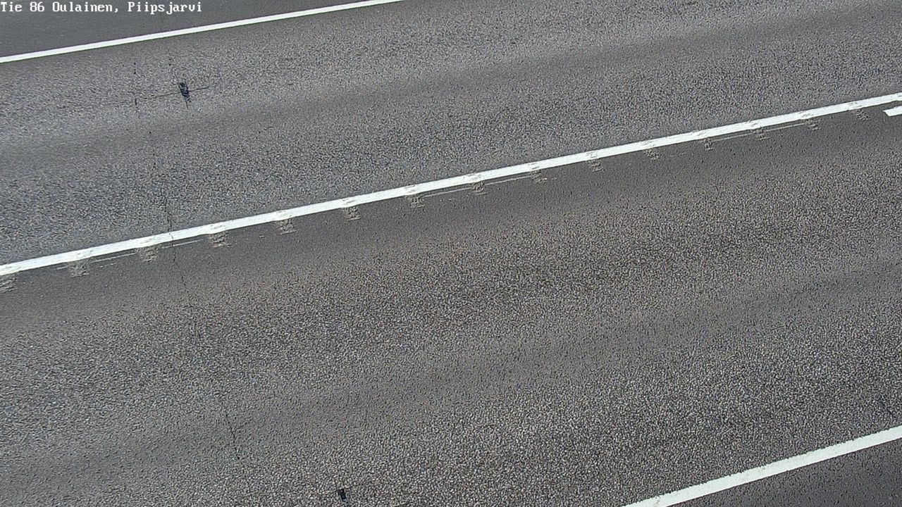 Weather Camera Image Väg 86 Oulais, Piipsjärvi, Oulainen, Pohjois-Pohjanmaa