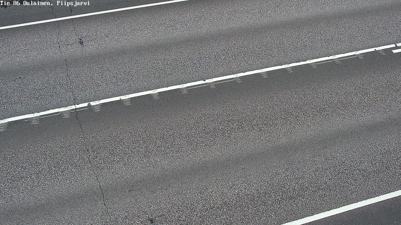 Weather Camera Image Väg 86 Oulais, Piipsjärvi, Oulainen, Pohjois-Pohjanmaa