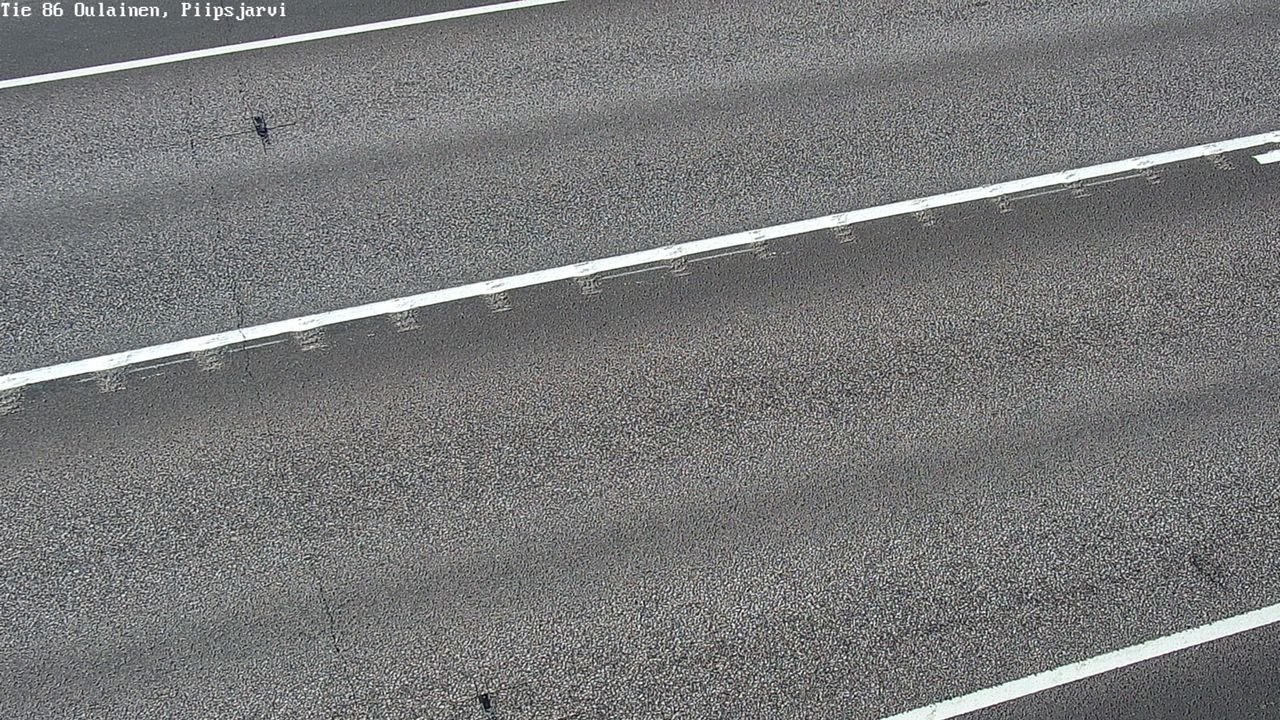 Weather Camera Image Väg 86 Oulais, Piipsjärvi, Oulainen, Pohjois-Pohjanmaa