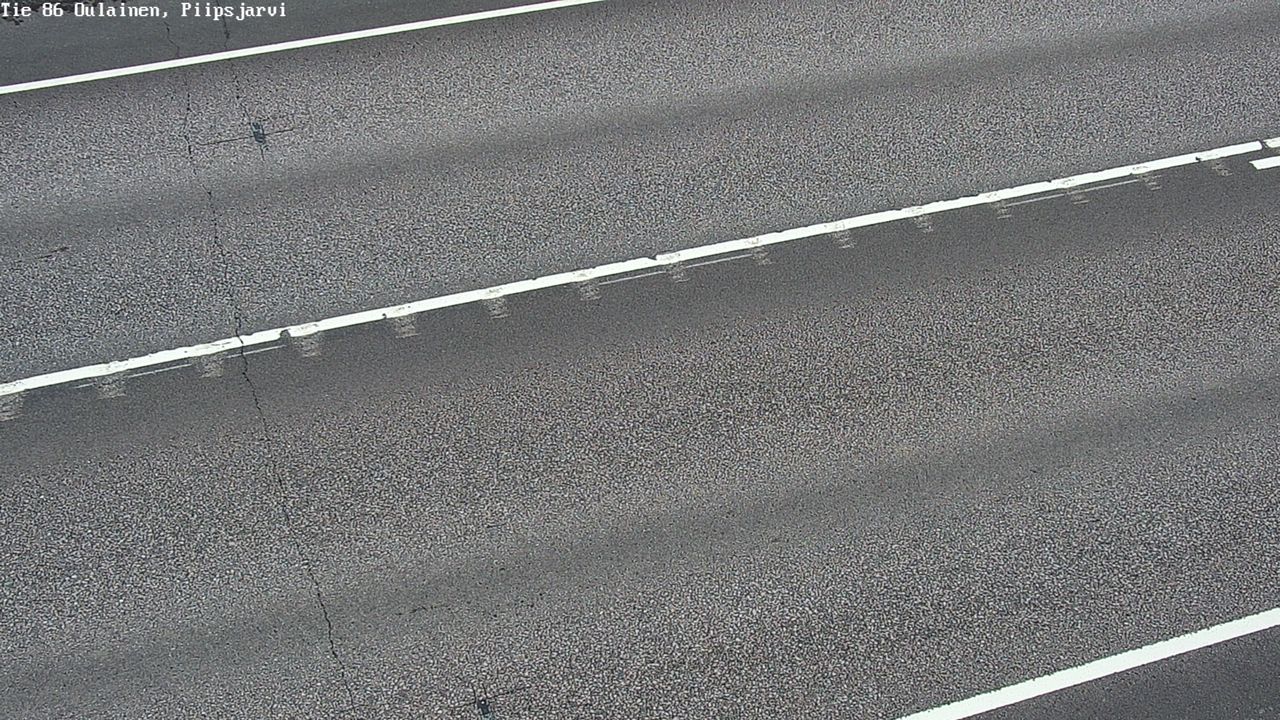 Weather Camera Image Väg 86 Oulais, Piipsjärvi, Oulainen, Pohjois-Pohjanmaa
