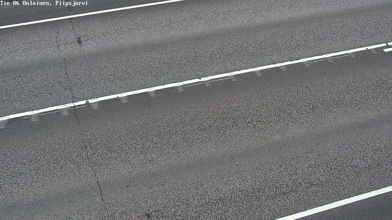 Weather Camera Image Väg 86 Oulais, Piipsjärvi, Oulainen, Pohjois-Pohjanmaa