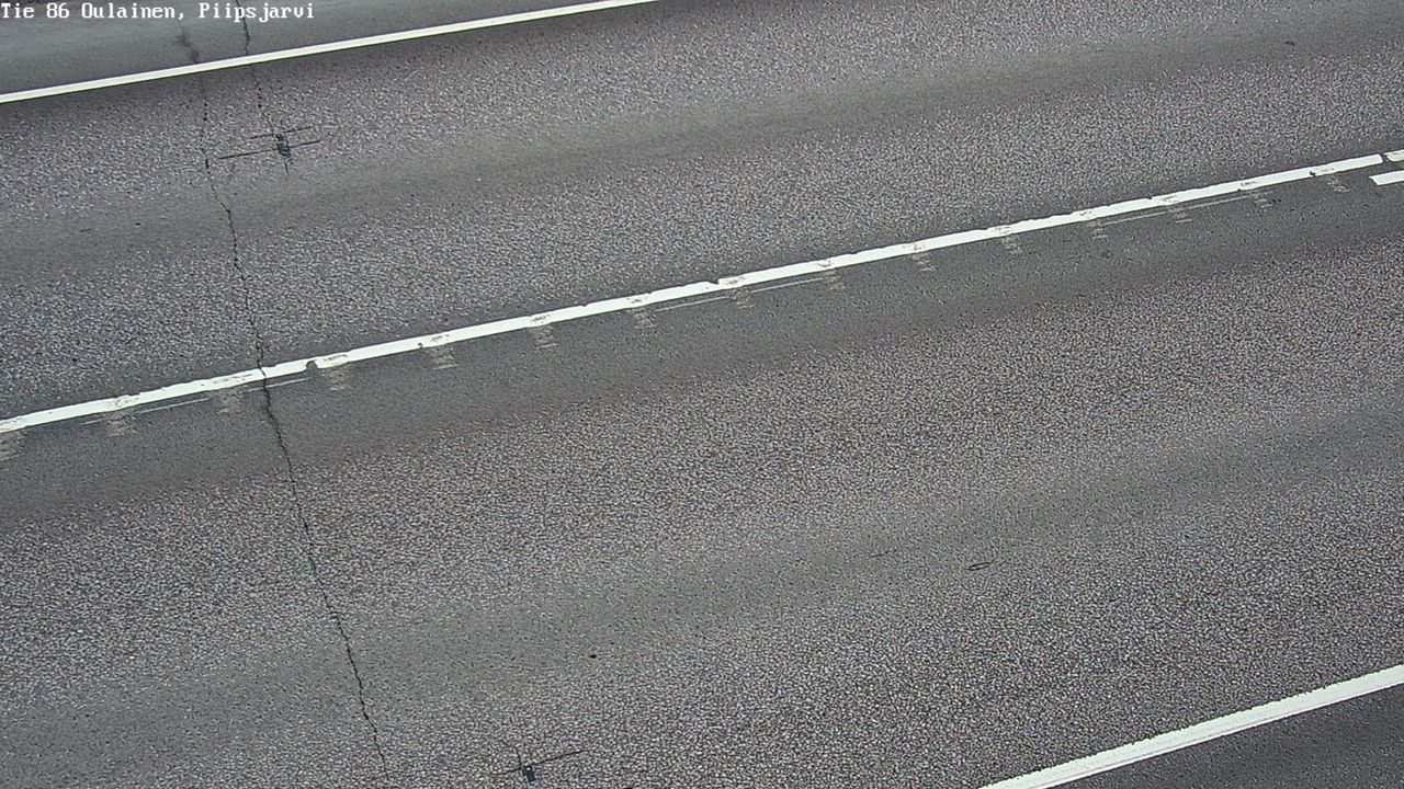 Weather Camera Image Väg 86 Oulais, Piipsjärvi, Oulainen, Pohjois-Pohjanmaa