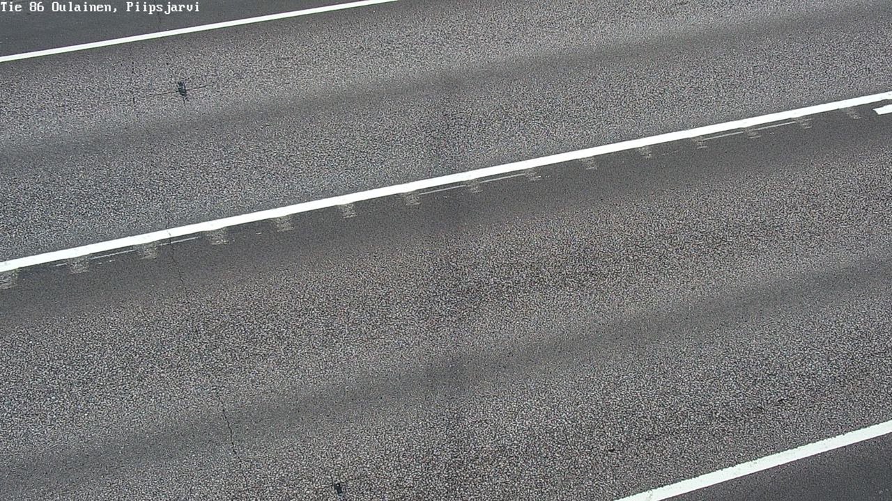 Weather Camera Image Väg 86 Oulais, Piipsjärvi, Oulainen, Pohjois-Pohjanmaa