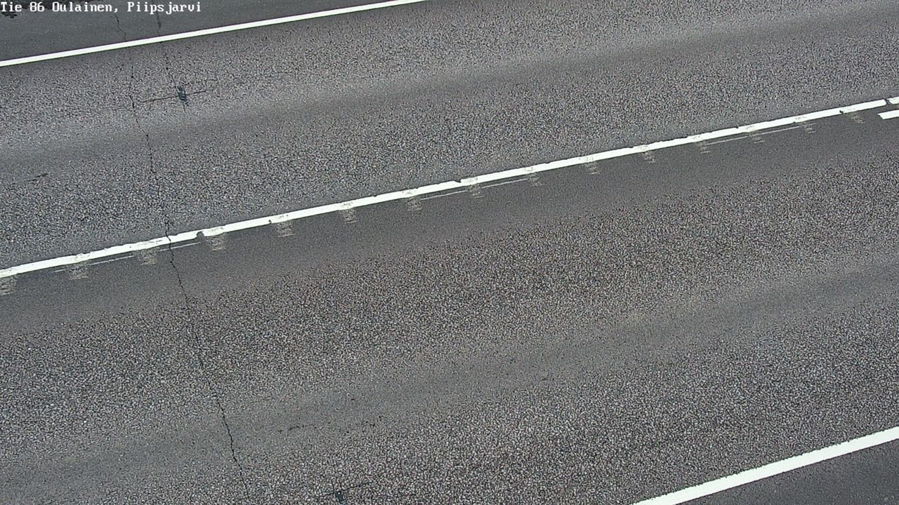 Weather Camera Image Väg 86 Oulais, Piipsjärvi, Oulainen, Pohjois-Pohjanmaa