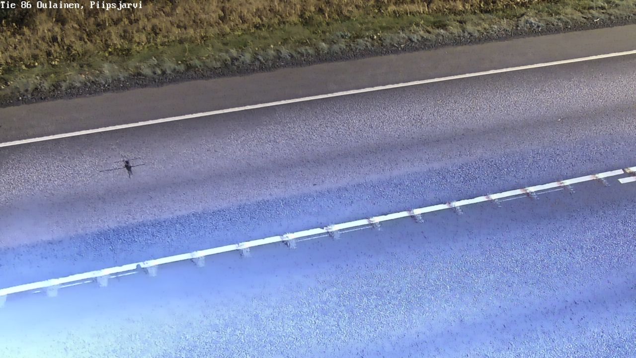 Kelikamerat Kuva Tie 86 Oulainen, Piipsjärvi, Oulainen, Pohjois-Pohjanmaa