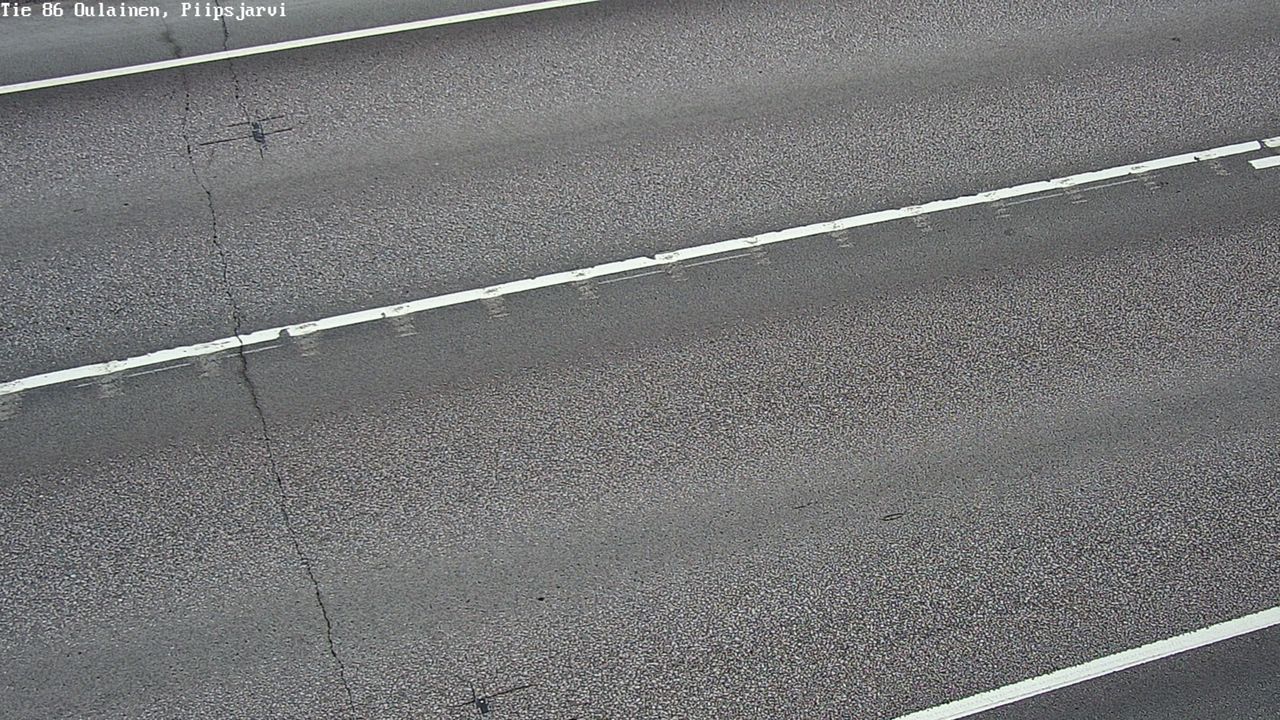 Weather Camera Image Väg 86 Oulais, Piipsjärvi, Oulainen, Pohjois-Pohjanmaa
