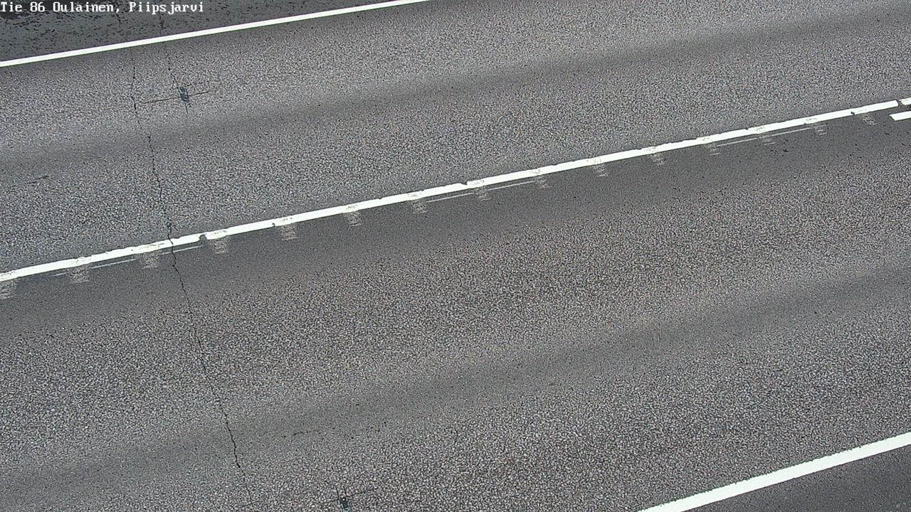 Weather Camera Image Väg 86 Oulais, Piipsjärvi, Oulainen, Pohjois-Pohjanmaa