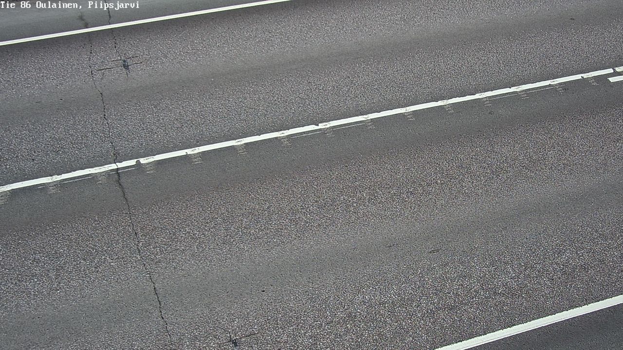 Weather Camera Image Väg 86 Oulais, Piipsjärvi, Oulainen, Pohjois-Pohjanmaa