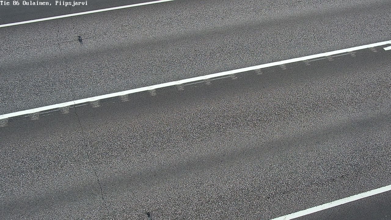 Weather Camera Image Väg 86 Oulais, Piipsjärvi, Oulainen, Pohjois-Pohjanmaa