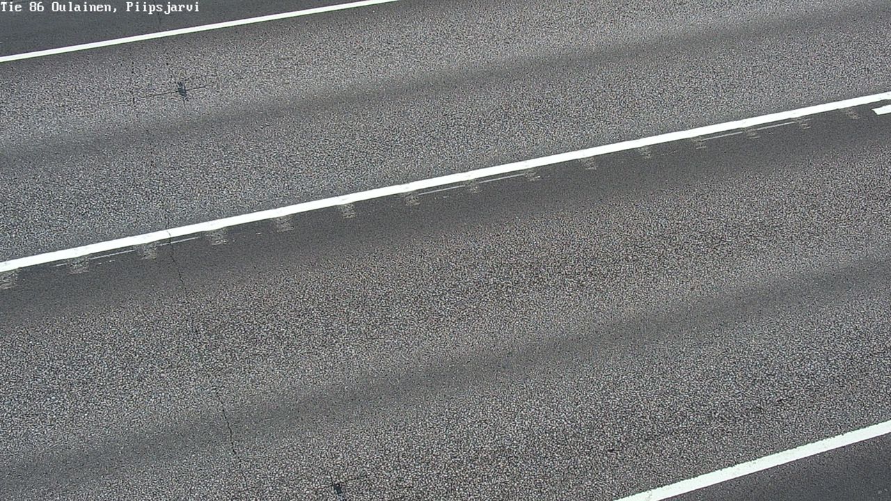 Weather Camera Image Väg 86 Oulais, Piipsjärvi, Oulainen, Pohjois-Pohjanmaa