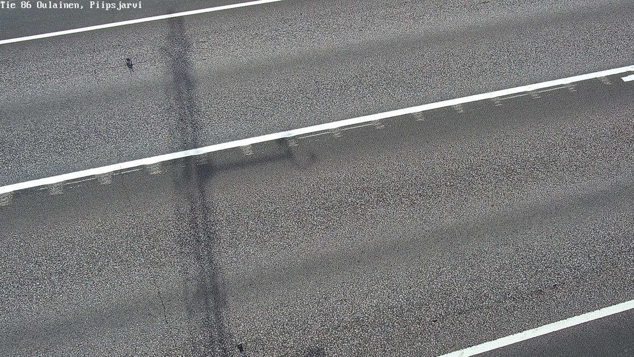 Weather Camera Image Väg 86 Oulais, Piipsjärvi, Oulainen, Pohjois-Pohjanmaa