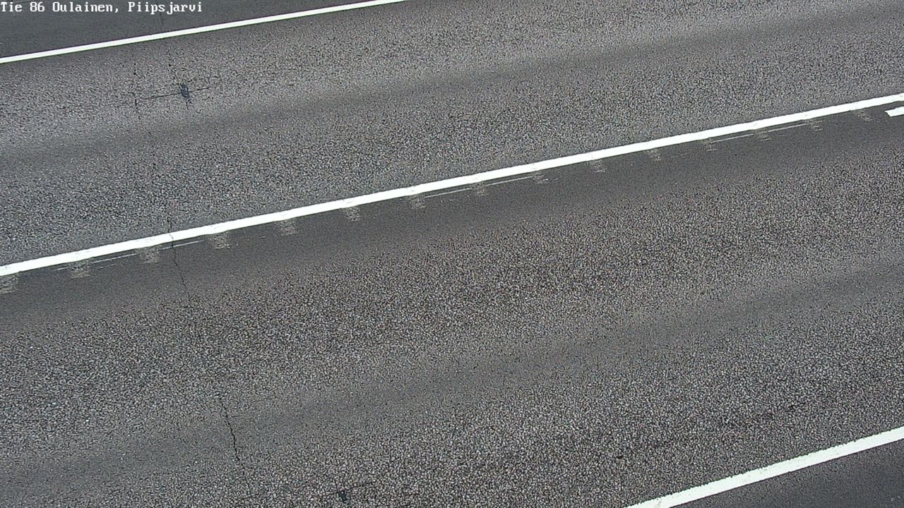 Weather Camera Image Väg 86 Oulais, Piipsjärvi, Oulainen, Pohjois-Pohjanmaa