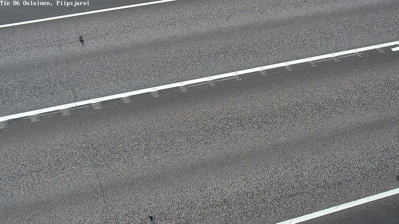 Weather Camera Image Väg 86 Oulais, Piipsjärvi, Oulainen, Pohjois-Pohjanmaa