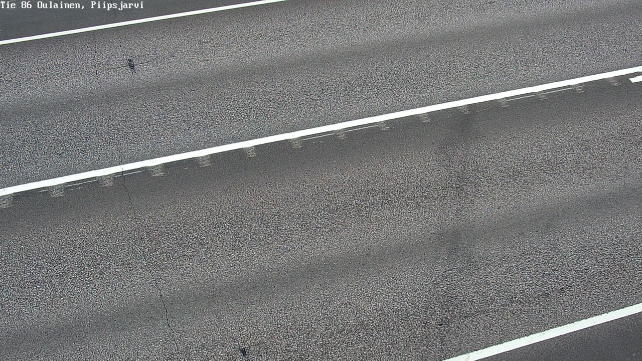 Weather Camera Image Väg 86 Oulais, Piipsjärvi, Oulainen, Pohjois-Pohjanmaa