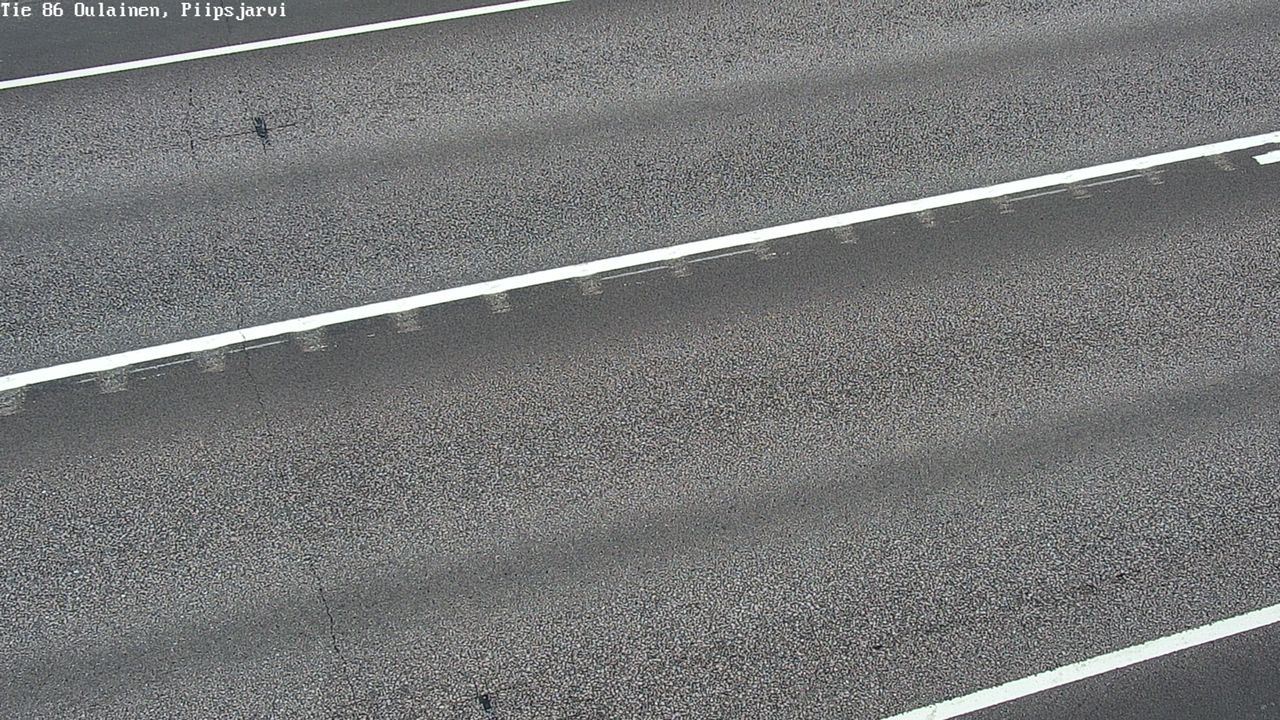 Weather Camera Image Väg 86 Oulais, Piipsjärvi, Oulainen, Pohjois-Pohjanmaa