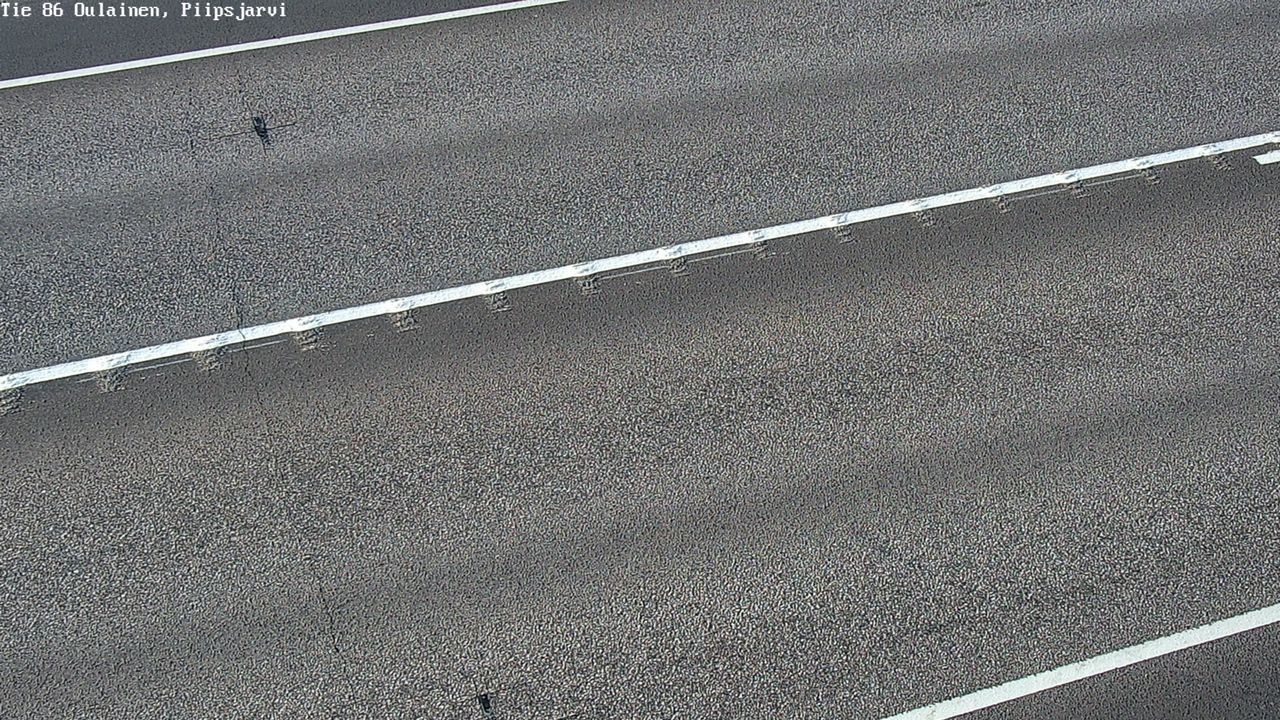 Weather Camera Image Väg 86 Oulais, Piipsjärvi, Oulainen, Pohjois-Pohjanmaa