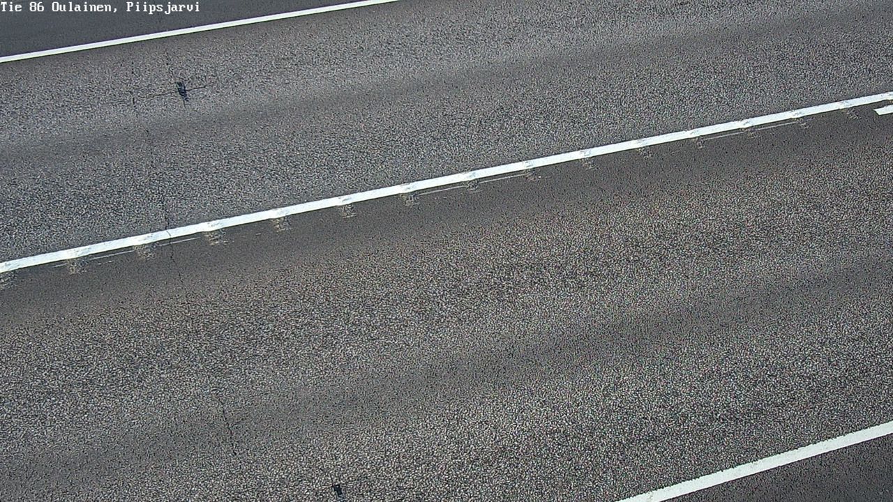 Weather Camera Image Väg 86 Oulais, Piipsjärvi, Oulainen, Pohjois-Pohjanmaa