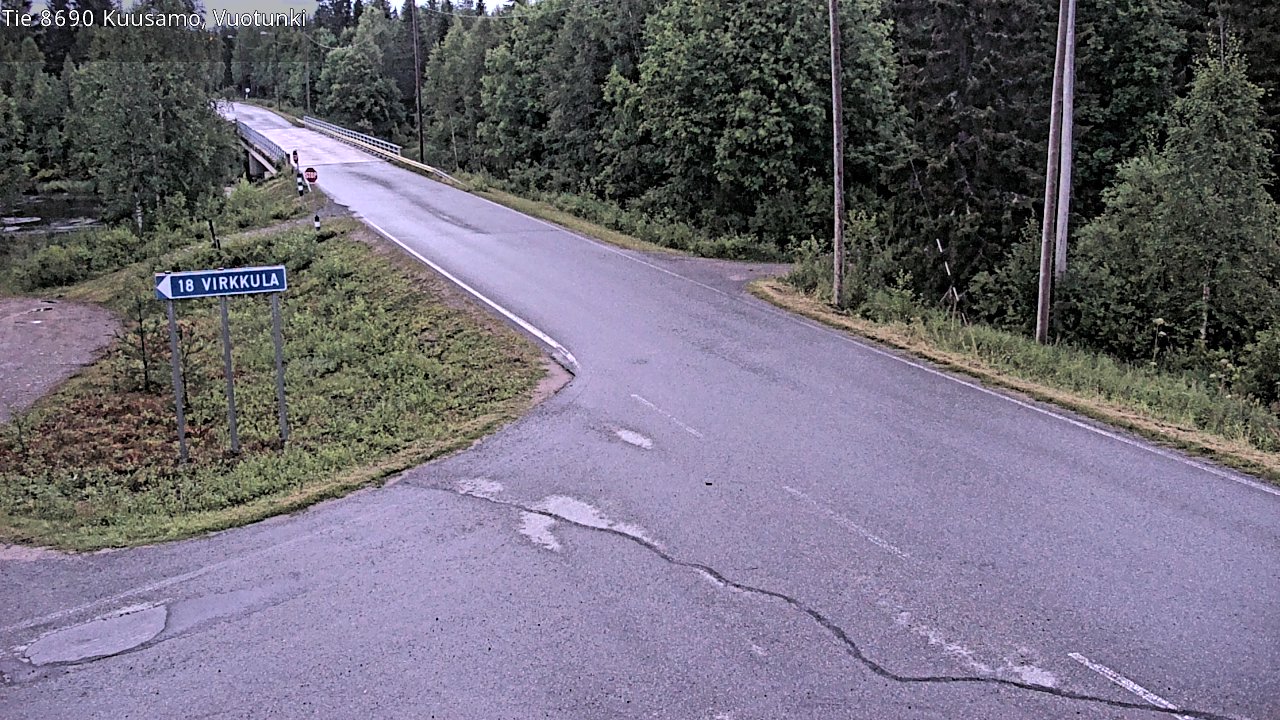 Kelikamerat Kuva Tie 8690 Kuusamo, Vuotunki, Kuusamo, Pohjois-Pohjanmaa