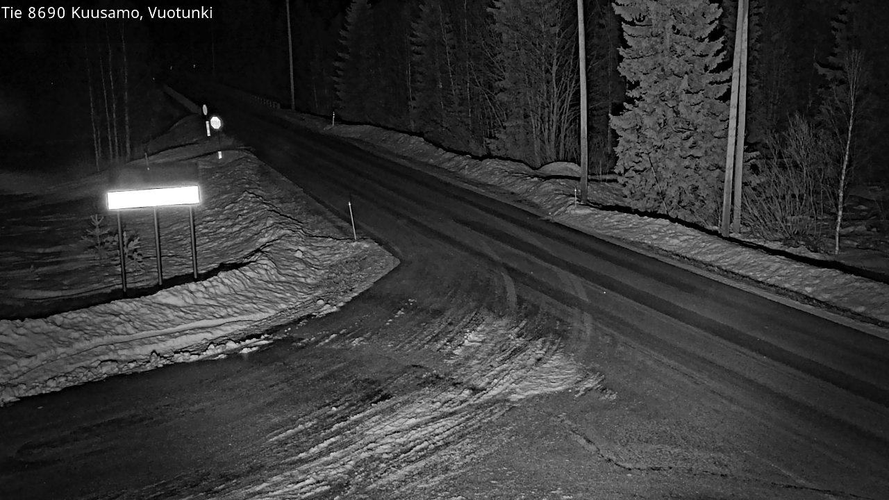 Kelikamerat Kuva Tie 8690 Kuusamo, Vuotunki, Kuusamo, Pohjois-Pohjanmaa