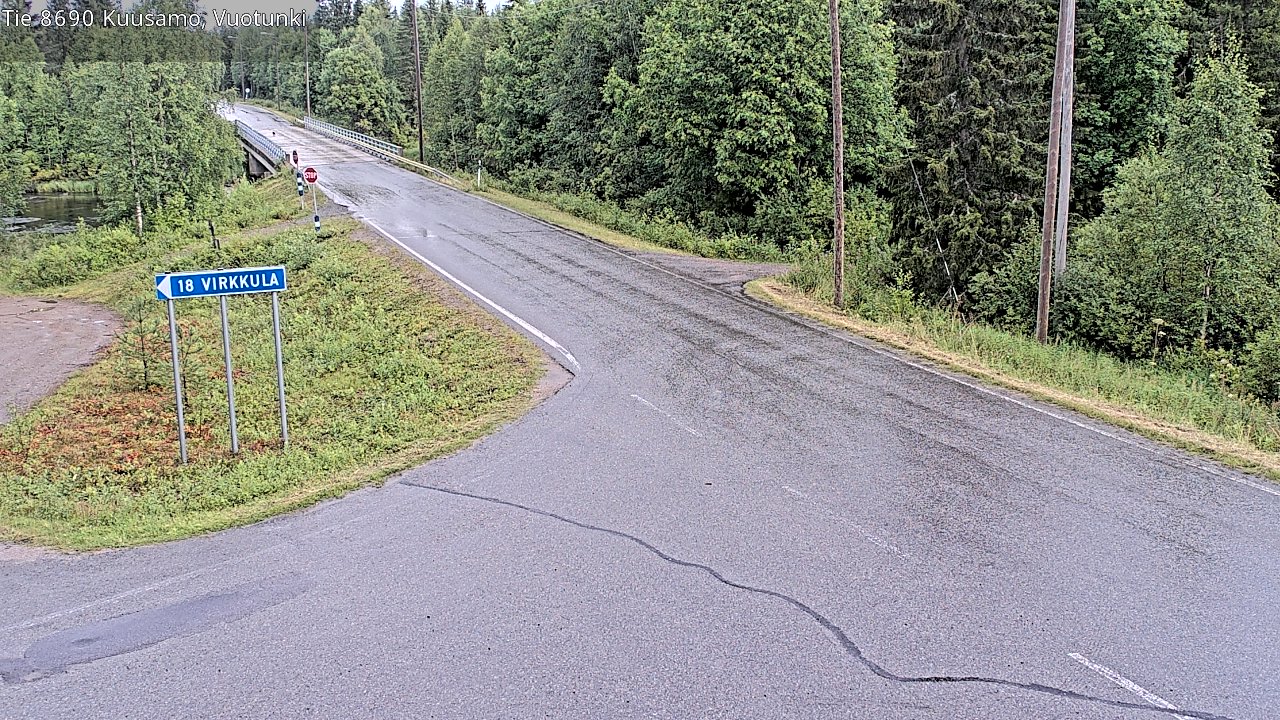 Kelikamerat Kuva Tie 8690 Kuusamo, Vuotunki, Kuusamo, Pohjois-Pohjanmaa